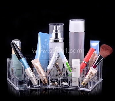 Acrylic cosmetic organizer