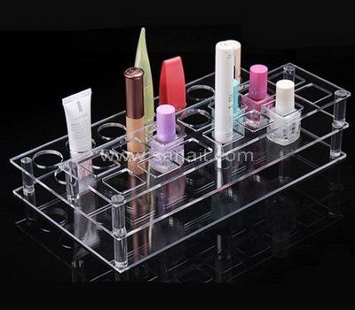 Transparent makeup holder