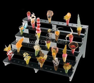 Acrylic ice cream cone display