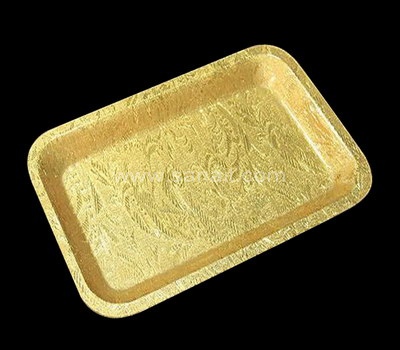 Gold acrylic tray