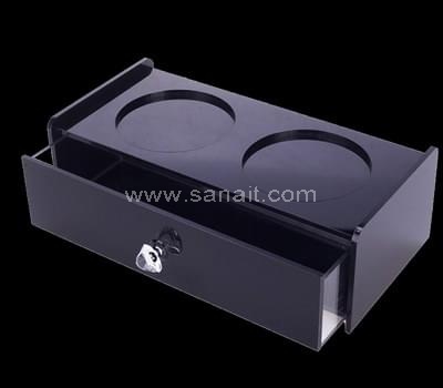Black acrylic drawer holder