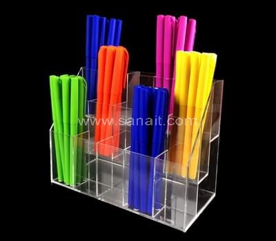 Acrylic pen holder display stand