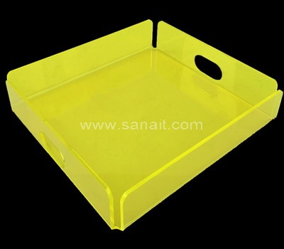 Yellow serving tray