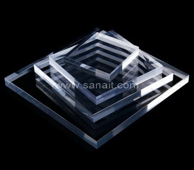 Clear acrylic display blocks