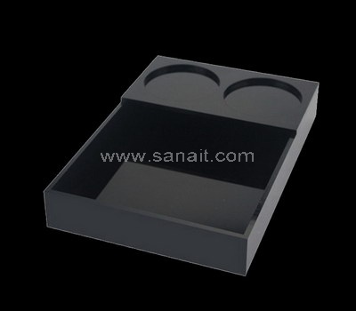 Black lucite tray