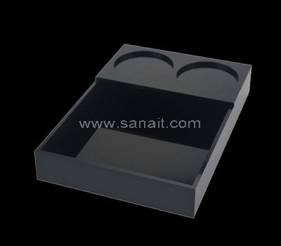 Plateau en lucite noire