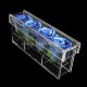 Clear acrylic boxes for 4 flowers