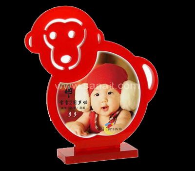 Monkey shaped acrylic photo frame