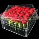 Acrylic rose box with 25 holes