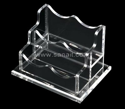 3 tier acrylic business card holder