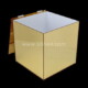 SAAB-129-3 Gold mirror acrylic ballot box with lock