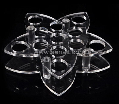 SAOT-146-1 Wholesale acrylic shot glass tray for bar