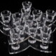 Wholesale acrylic shot glass tray for bar