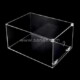 SAAB-133-1 Drop front stackable clear acrylic sneaker shoe organizer box