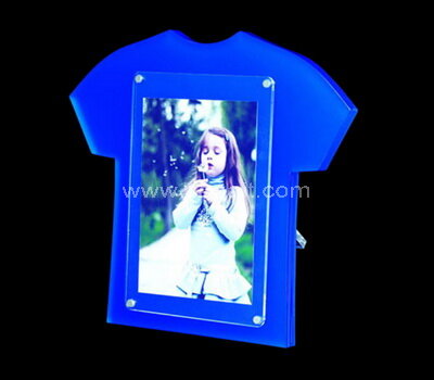 T shirt shaped acrylic photo frame wholesale