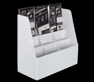 White acrylic flyer display stand wholesale