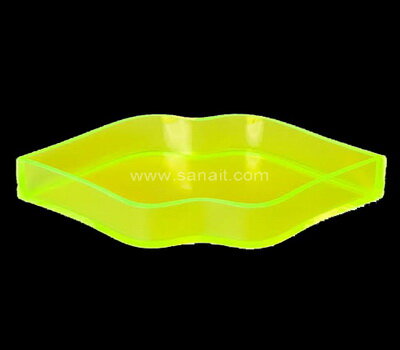 Lip shaped acrylic tray wholesale