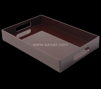 Brown acrylic tray wholesale