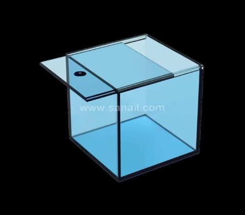 Acrylic box with sliding lid manufacturer