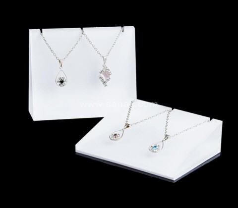 Acrylic necklace display block wholesale