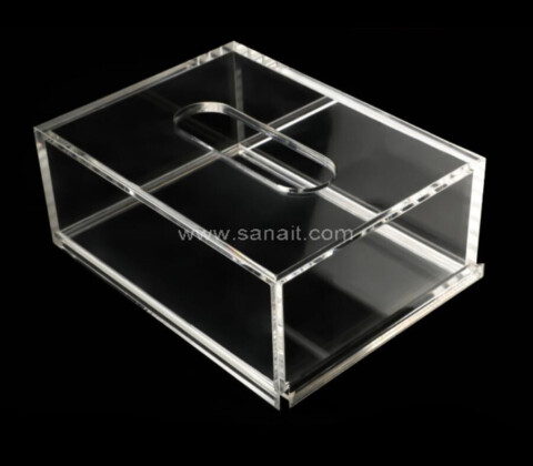 Customize crystal acrylic tissue box