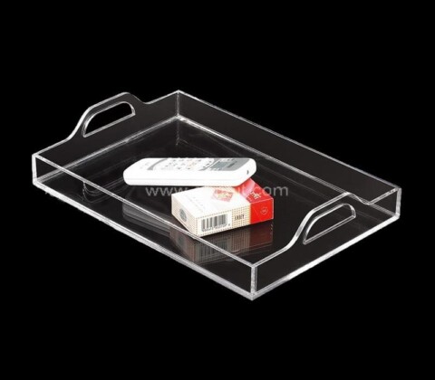 Custom any size acrylic serving tray with handles