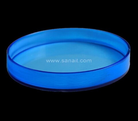 Factory Custom Round Acrylic Tray With or Without Handle