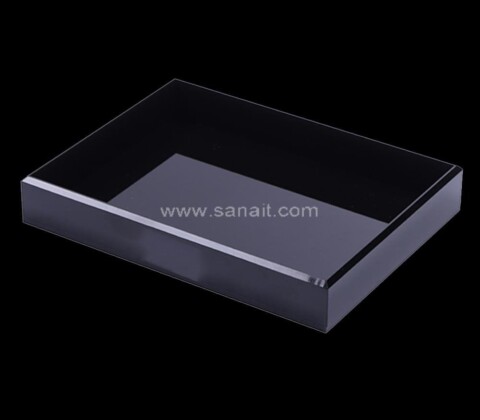 Personalizzato nero bagno Vanity vassoio organizzatore vassoio all'ingrosso