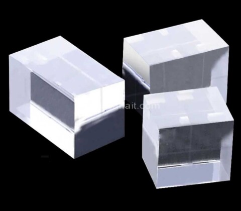 Custom Solid Clear Acrylic Blocks