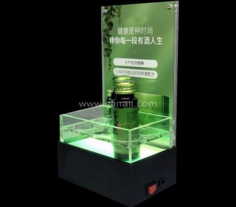 Supports d'éclairage en acrylique à LED sur mesure