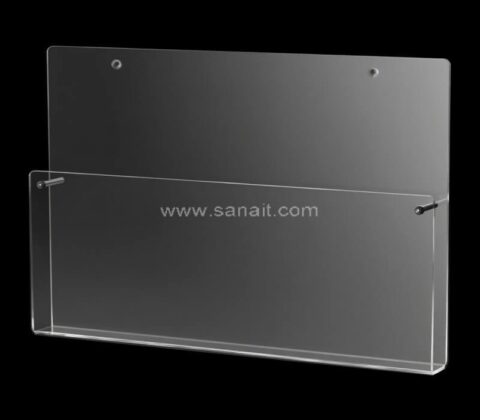 Acrylic Wall Mount Brochure Holder