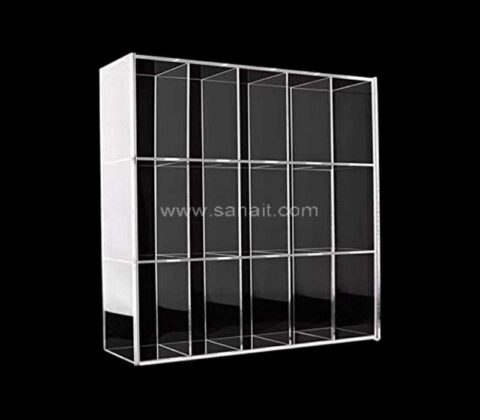 Custom Made Acryl Display Case Organizer Storage Box mit Teilern