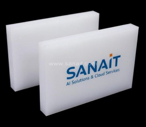 Acryl Logo Display Block mit Druck
