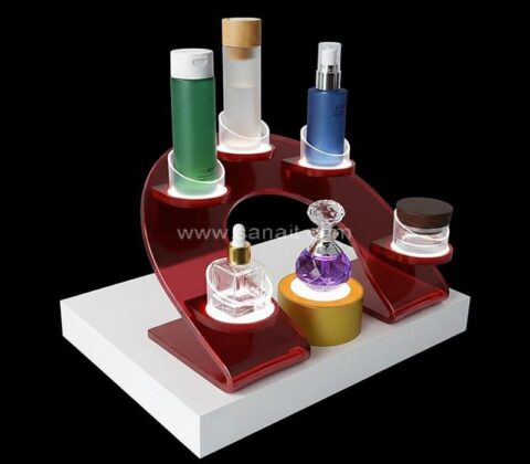 Présentoir acrylique personnalisé pour marque de parfum