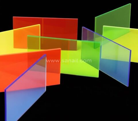 Custom Cut Fluorescent Acrylic Sheet