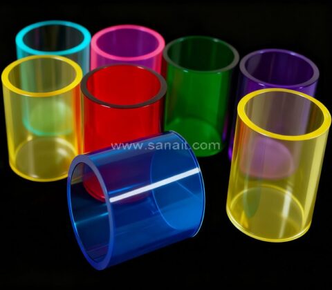 Custom Colored Acrylic Tubes