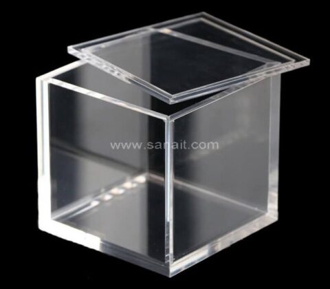 Maßgefertigte Acryl-Aufbewahrungsbox mit Deckel