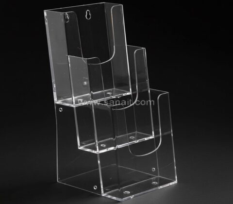 Soporte para folletos personalizado 3 x DIN largo