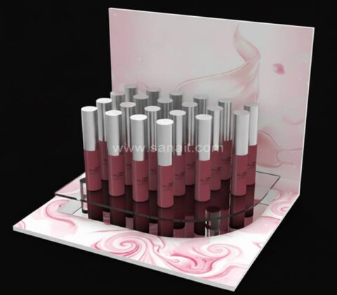 Maßgefertigte Acryl-Lippenstift-Auslage für den Einzelhandel