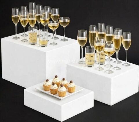 Custom Acrylic Food Risers Display Stands