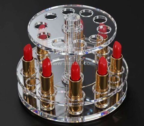 Countertop Clear Acrylic Lipstick Display Stand
