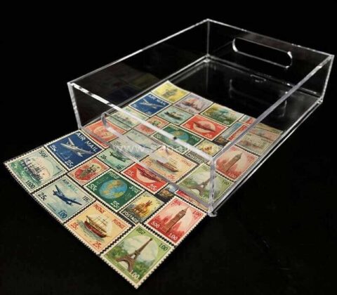 Custom Acrylic Tray with Changeable Insert Paper