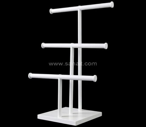 White 3-Tier Jewelry Display Stand
