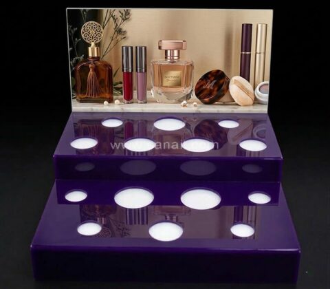 Modern LED Acrylic Display Riser with Backlit Panel