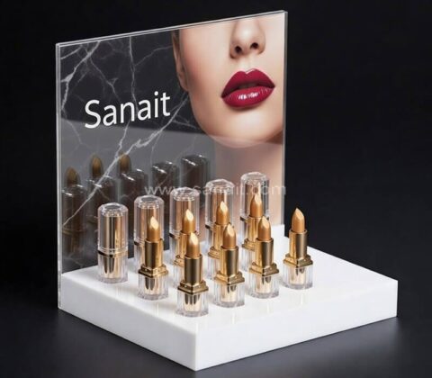 Custom Desktop Lipstick Makeup Displays Stand