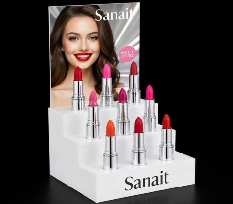 Custom Multi Layers Acrylic Lipstick Display