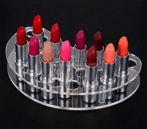 Clear Acrylic Heart-Shaped Lipstick Organizer