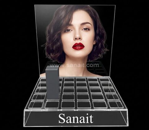 Custom Clear Acrylic Lipstick Display Stand