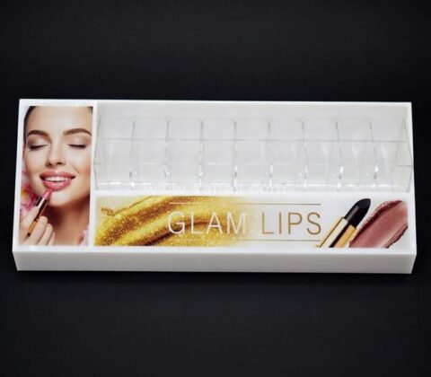 Glam Lips Acrylic Countertop Lipstick Display