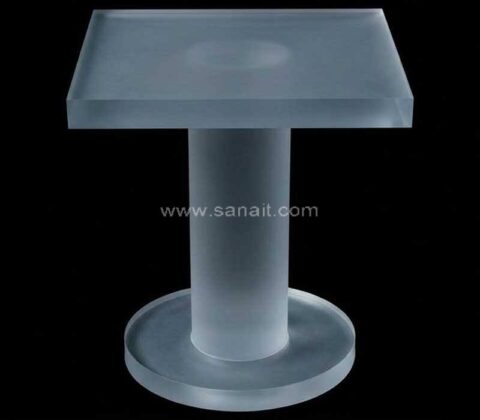 Socle de présentation en acrylique givré